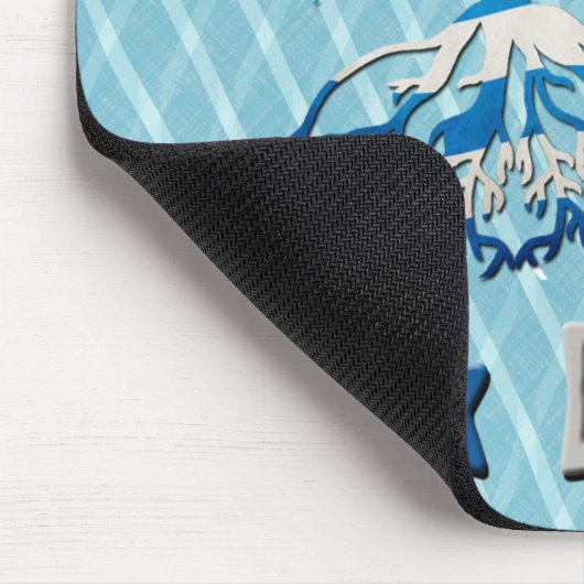 Amerikanische Griechische Roots Mousemat Mousepad (Ecke)