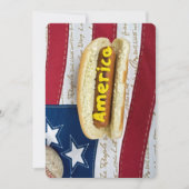 Amerikanische GRILLEN 4. Juli Party Einladung (Vorderseite)