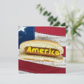 Amerikanische GRILLEN Einladung (Stehend Vorderseite)