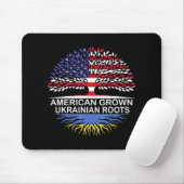 Amerikanische Grossukrainische Roots-Fahne Mousepad (Mit Mouse)