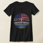 Amerikanische Grossukrainische Roots-Fahne T-Shirt (Ablage )