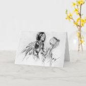 Amerikanische Grüße Karte. Harrison Fisher Karte (Gelbe Blume)