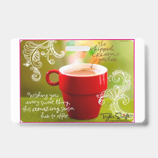 amerikanische Grußkarten Ausweis