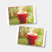 amerikanische Grußkarten Ausweis (Vorder- & Rückseite)