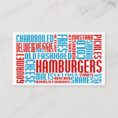 Amerikanische Hamburger (chitChat) Treuekarte (Vorderseite)