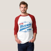 Amerikanische Held McCAIN Abstimmungs-Wahl 2008 T-Shirt (Vorne ganz)
