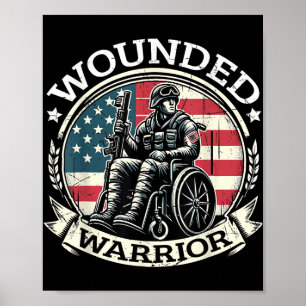 Amerikanische Held Veteran Militärsup Poster