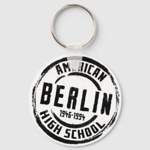 Amerikanische Highschool Berlins Briefmarke A004 Schlüsselanhänger