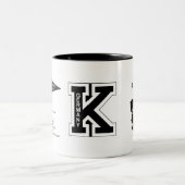 Amerikanische Highschool Karlsruhes Uni-Schale Zweifarbige Tasse (Mittel)