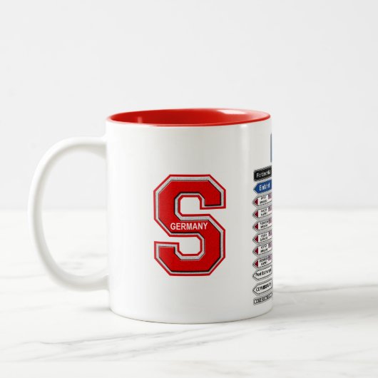 Amerikanische Highschool Tasse (Links)