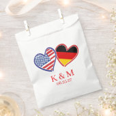 Amerikanische Hochzeit Geschenktütchen (Ausgeschnitten)