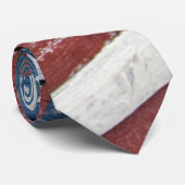 Amerikanische Holzflagge Krawatte (Gerollt)