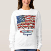 Amerikanische Horsekunde Sweatshirt (Vorderseite)