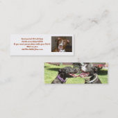 Amerikanische Ikone APBT LIEBE Mini Visitenkarte (Vorne/Hinten)