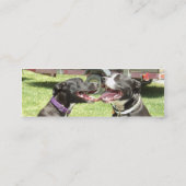 Amerikanische Ikone APBT LIEBE Mini Visitenkarte (Rückseite)