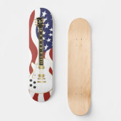Amerikanische Ikonen-E-Gitarre Skateboard (Vorderseite)