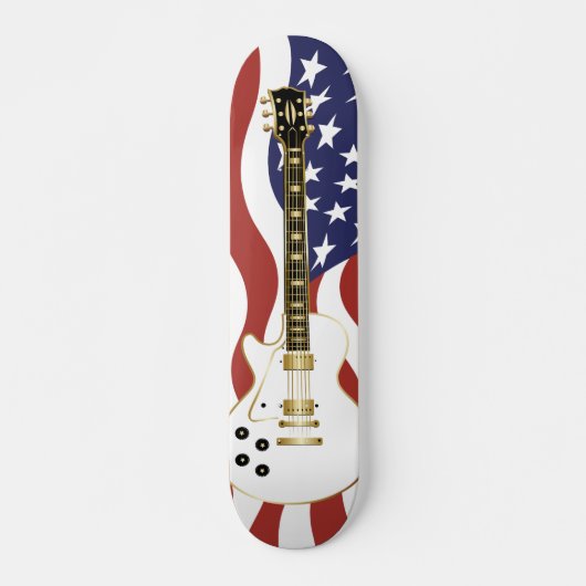Amerikanische Ikonen-E-Gitarre Skateboard (Vorne)