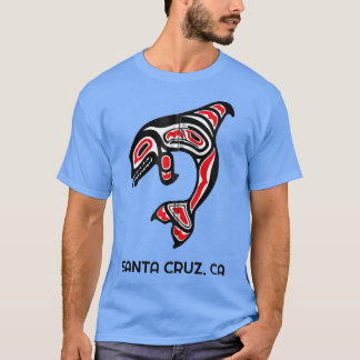 Amerikanische Indianer Cruz Santa California Orca T-Shirt