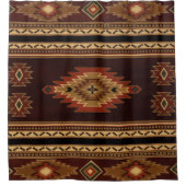 Amerikanische Indianer Duschvorhang (Vorderseite)