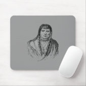 Amerikanische Indianer Mouse Pad Mousepad (Mit Mouse)