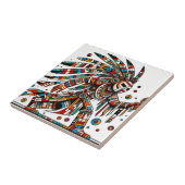 Amerikanische Indianerin Kachina Dancer Fine Art Fliese (Seite)