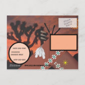 Amerikanische Innengestaltung Ankündigungspostkarte (Rückseite)