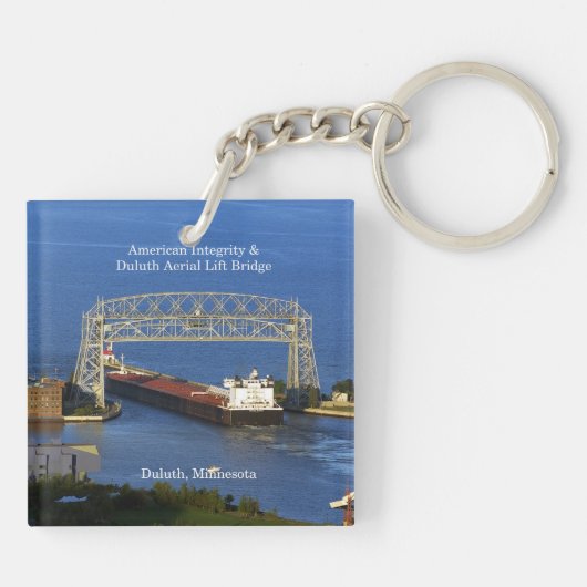 Amerikanische Integrität in Duluthschlüsselkette Schlüsselanhänger (Rückseite)