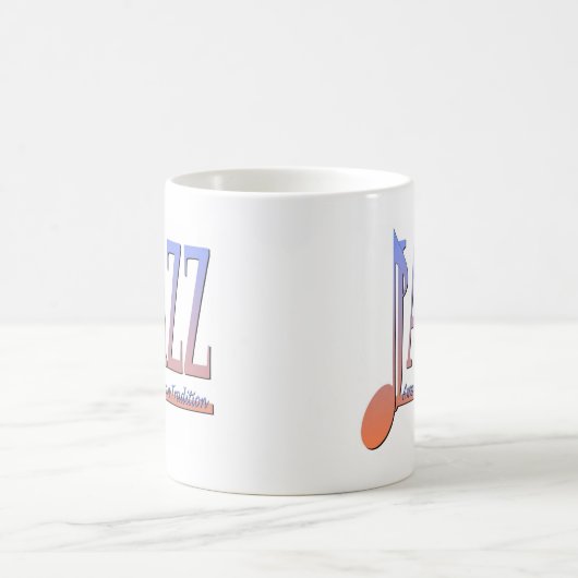 Amerikanische Jazz-Musik Kaffeetasse (Mittel)
