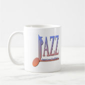 Amerikanische Jazz-Musik Kaffeetasse (Links)