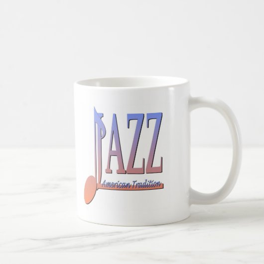 Amerikanische Jazz-Musik Kaffeetasse (Rechts)