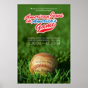 Amerikanische Juden in Amerikas Spiel Poster