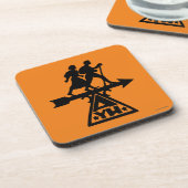 Amerikanische Jugend-Herbergen Getränkeuntersetzer (Linke Seite)