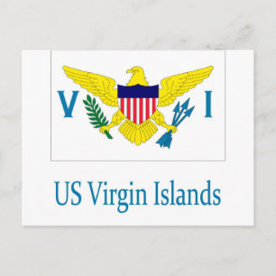 Amerikanische Jungferninseln Postkarte