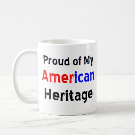 Amerikanische Kaffee-Tasse Kaffeetasse (Links)