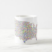 Amerikanische Kaffeekarte Kaffeetasse (Mittel)