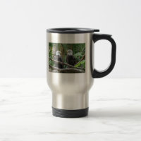 Amerikanische kahler Adler-Reise-Tasse