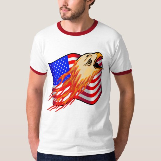 Amerikanische kahler Adler-T - Shirts (Vorderseite)