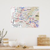 Amerikanische Kampagne für den Zivilen Krieg Frank Poster (Küche)