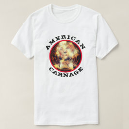 Amerikanische Karneval mit Trump T-Shirt
