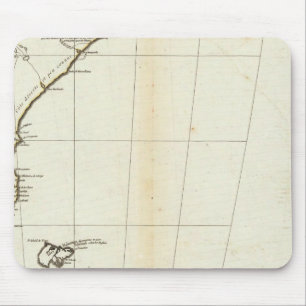 Amerikanische Karte Süd-Abschnitt Mousepad
