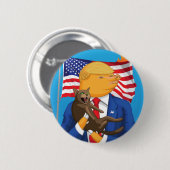 Amerikanische Katastrophe Button (Vorne & Hinten)