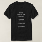 Amerikanische Kernwerte T-Shirt (Design vorne)