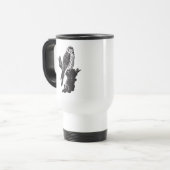 Amerikanische Kestrel-Skizze Reisebecher (Vorderseite Links)