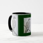 Amerikanische Kestrel-Tasse Tasse (Vorderseite Links)