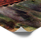 Amerikanische Kestrels auf einem Stacheldraht Poster (Ecke)