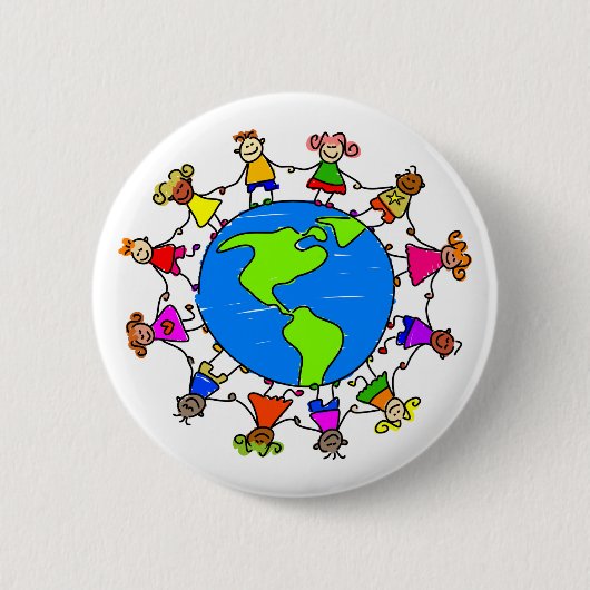 Amerikanische Kinder Button (Vorderseite)