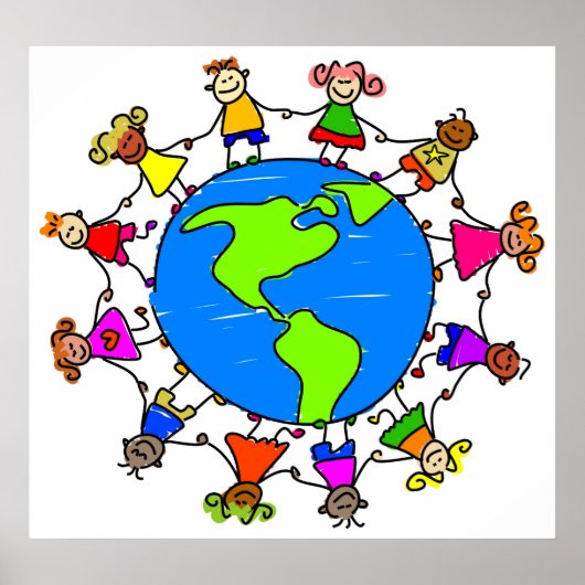 Amerikanische Kinder Poster (Vorne)