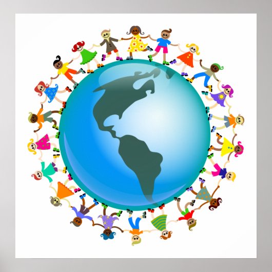 Amerikanische Kinder Poster (Vorne)