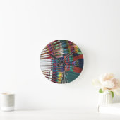 Amerikanische Kirchenfans, Kaffeetasse, Shirts Runde Wanduhr (Zuhause)