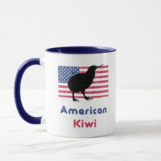 Amerikanische Kiwi-Kaffee-Tasse Tasse (Links)